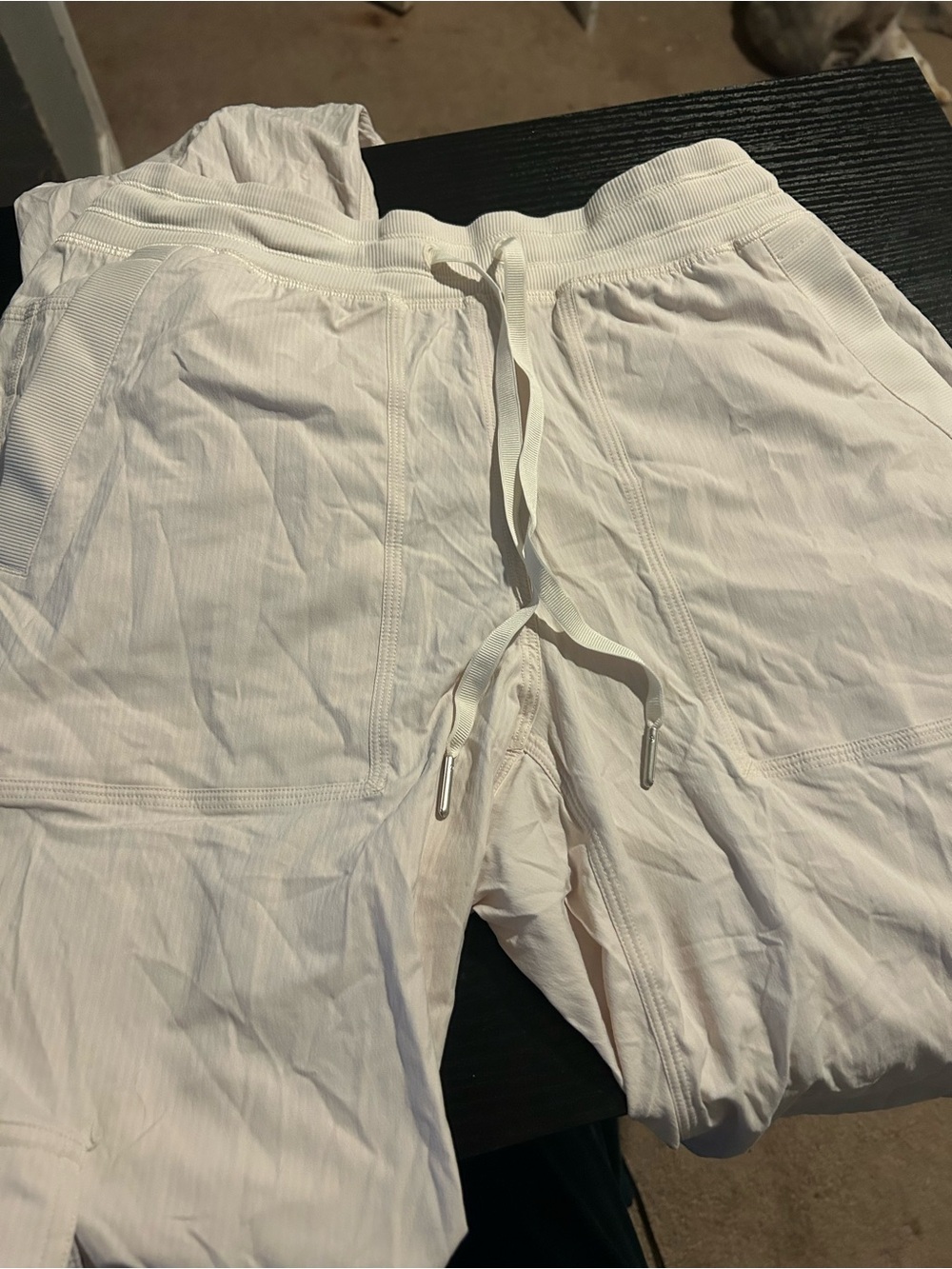 lululemon athletica White Track Joggers
